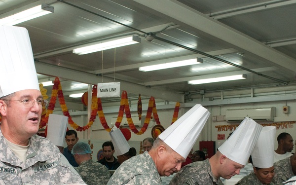 Serving on Thanksgiving