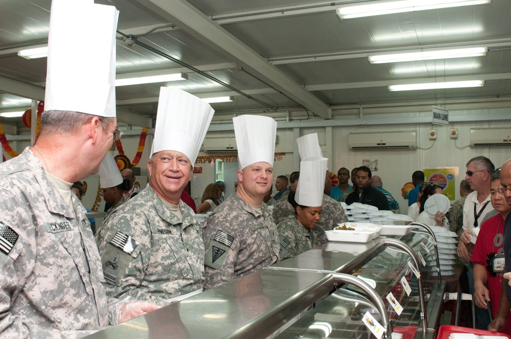 Serving on Thanksgiving