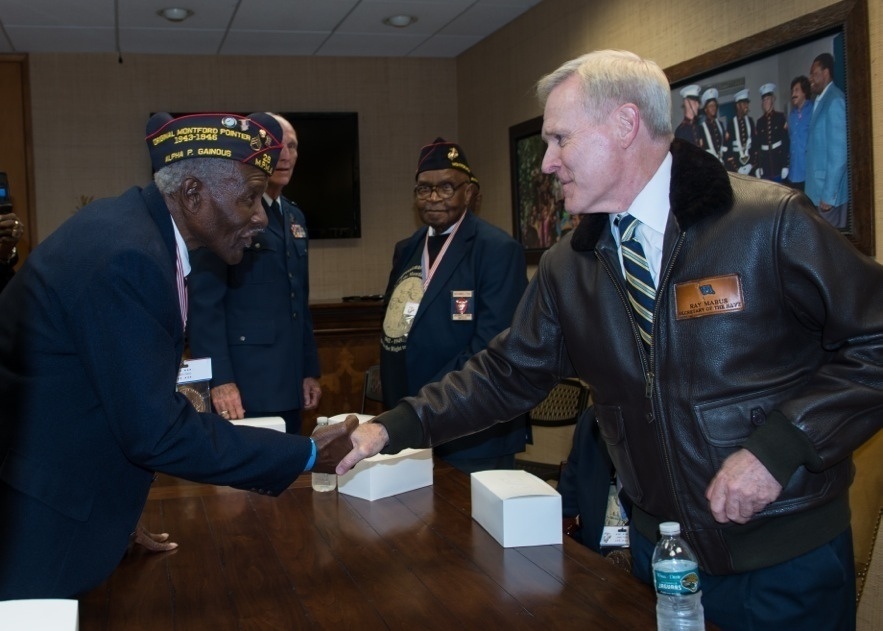 Secretary of the Navy takes part in Week of Valor