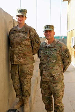 Father, daughter National Guardsmen deploy together