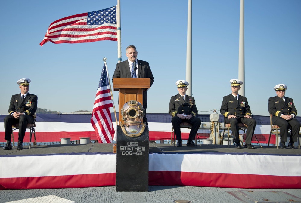 USS Stethem change of command