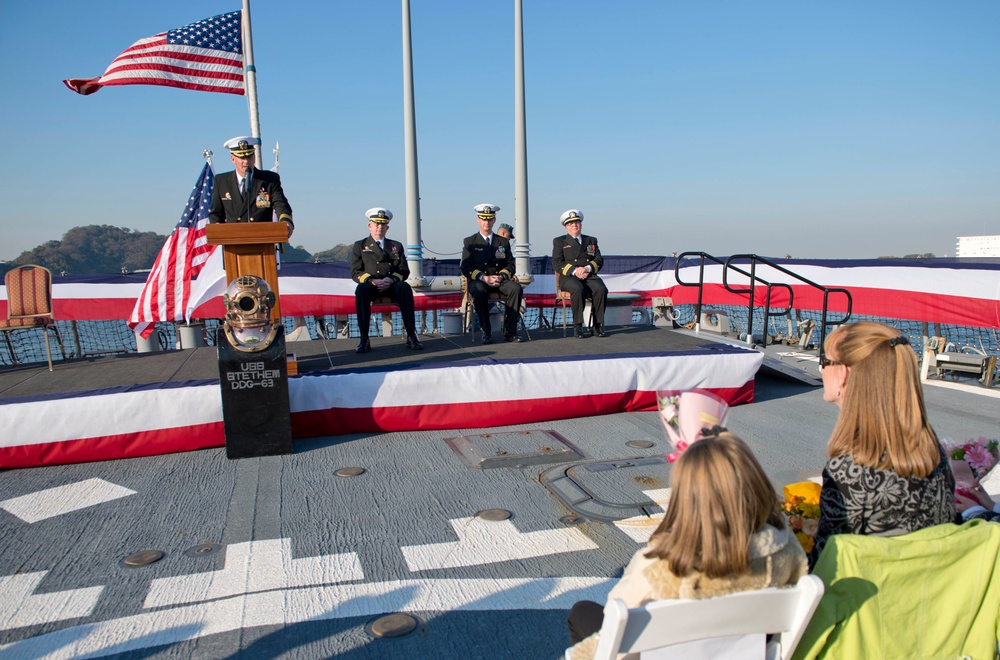 USS Stethem change of command