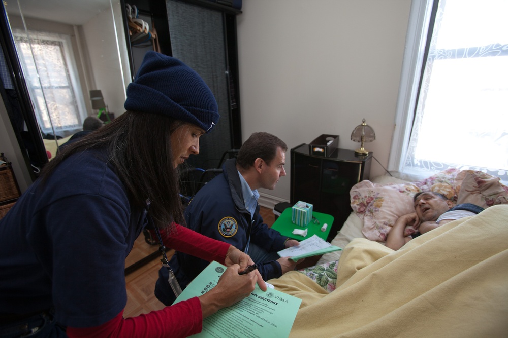 FEMA Limited English Proficiency strategic team help survivors with their disaster questions.