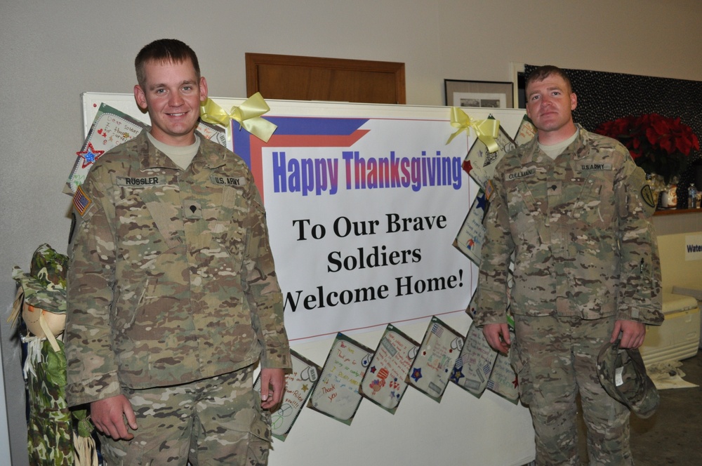 Evansville soldiers spend Thanksgiving in Fort Bliss