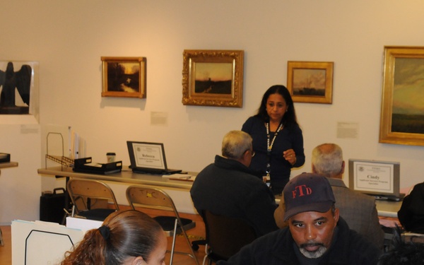 FEMA assistance interviews at disaster center