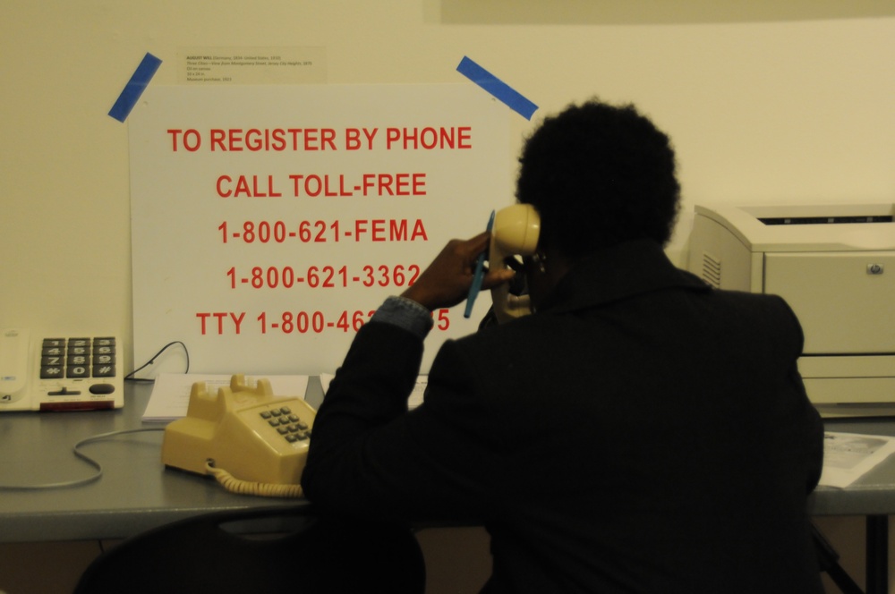 Telephone registration for FEMA assistance