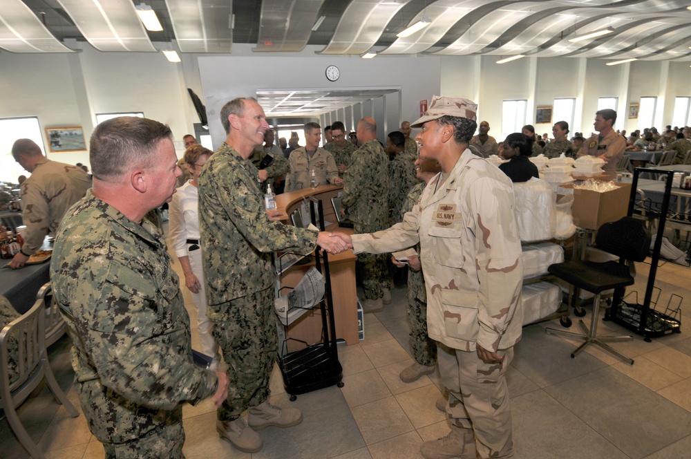 Camp Lemonnier receives a visit from the chief of naval operations