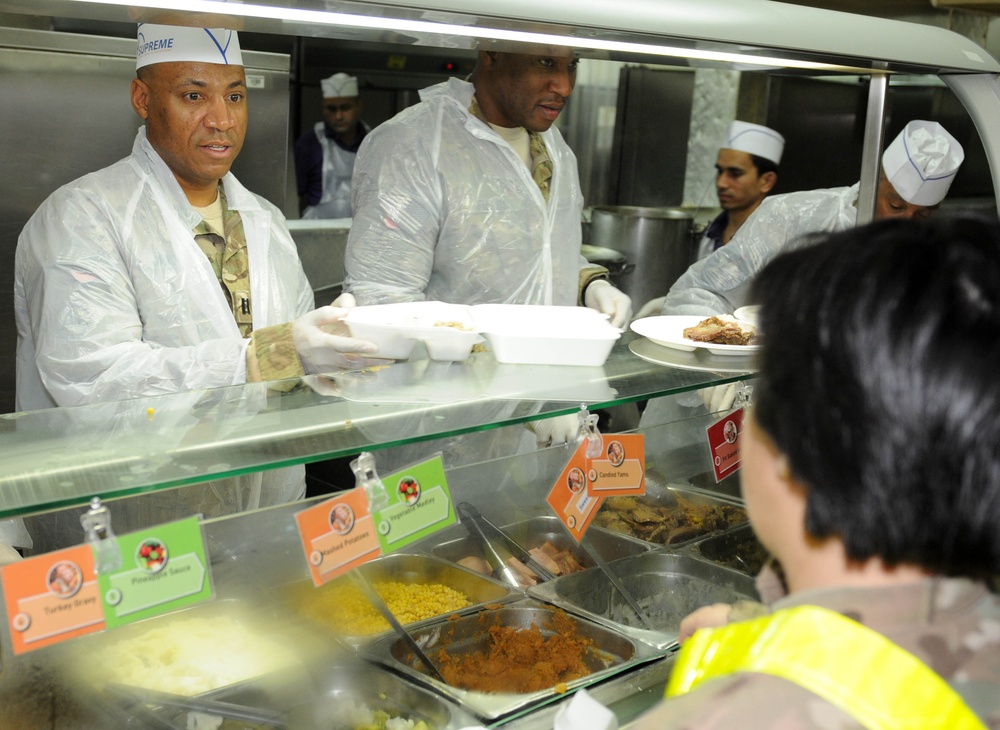 Sustainers celebrate Thanksgiving at Kandahar Airfield