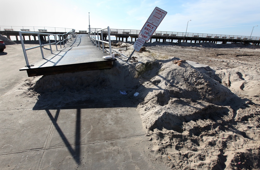 Long Beach after Tropical Storm Sandy