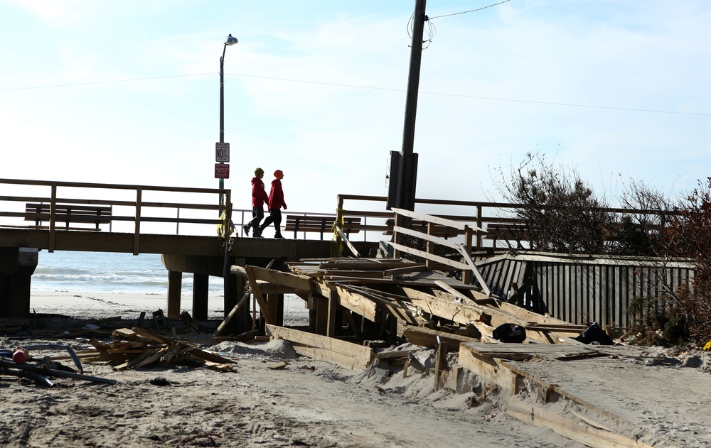 Long Beach after Tropical Storm Sandy