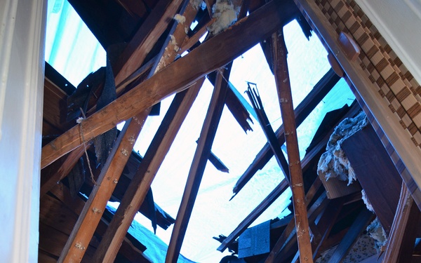 Uprooted trees during Superstorm Sandy cause major damage to homes