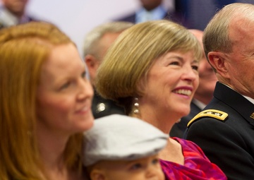 Dempsey's portrait unveiling ceremony