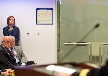 Dempsey's portrait unveiling ceremony