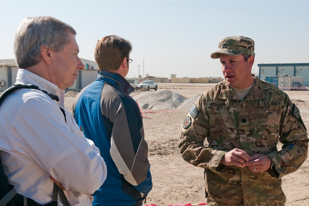 Ambassador James Warlick visits the DFIP