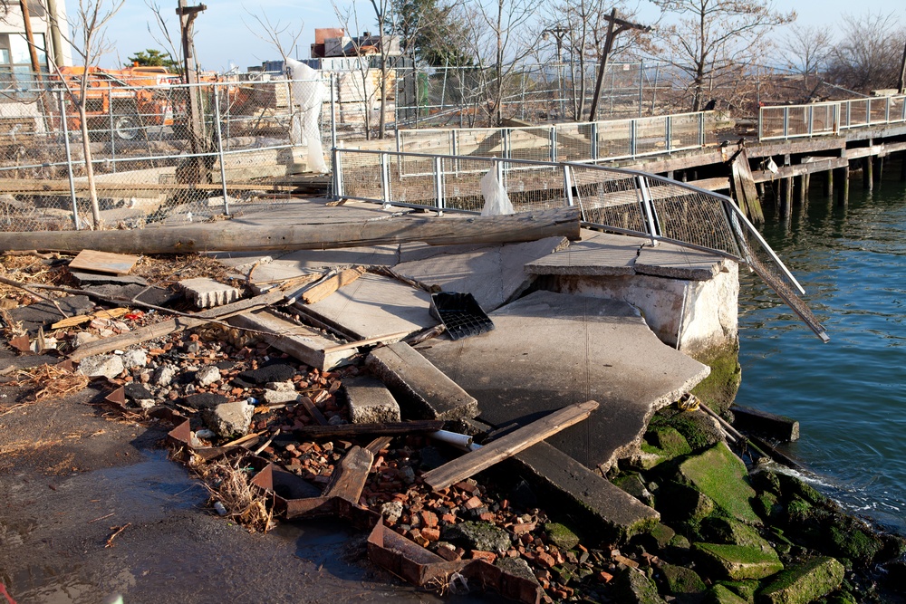 Major infrastructure damage on Staten Island