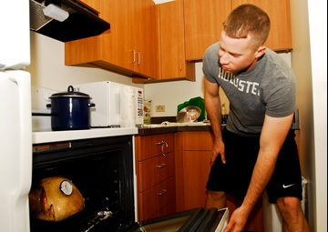 Culinary stars without the stripes create barracks Thanksgiving
