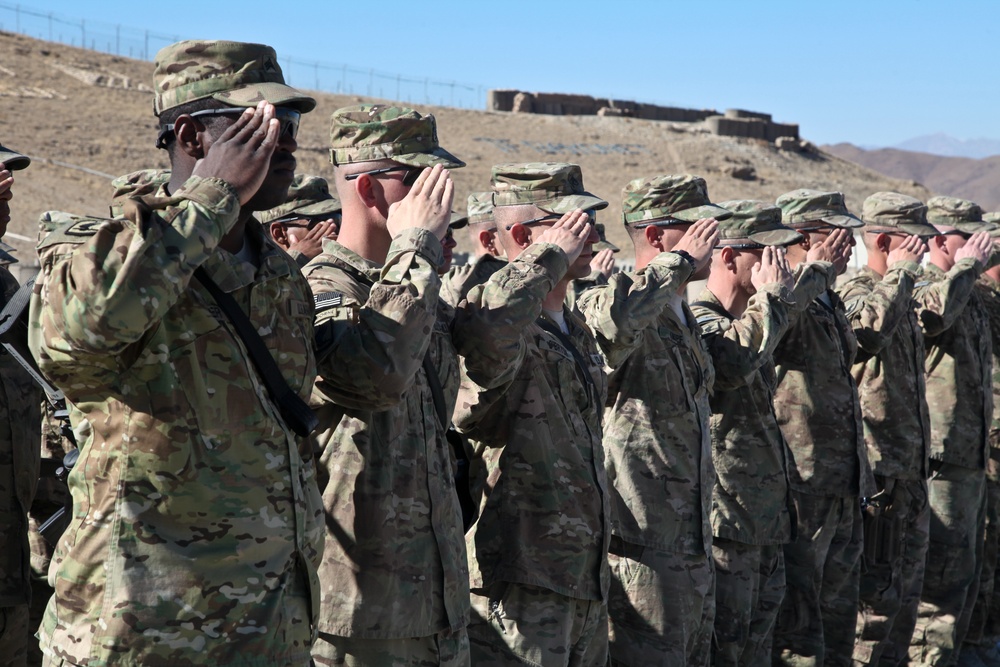 Change of command ceremony