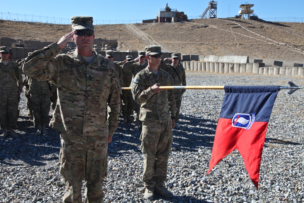 Change of command ceremony