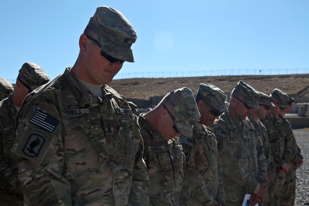 Change of command ceremony