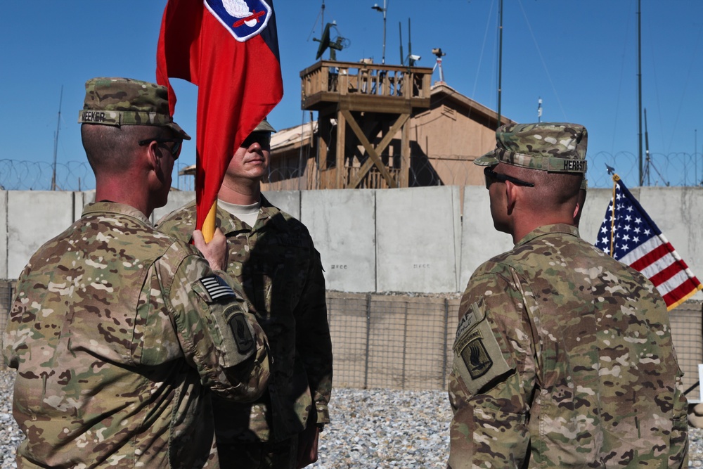 Change of command ceremony