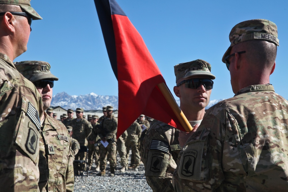 Change of command ceremony