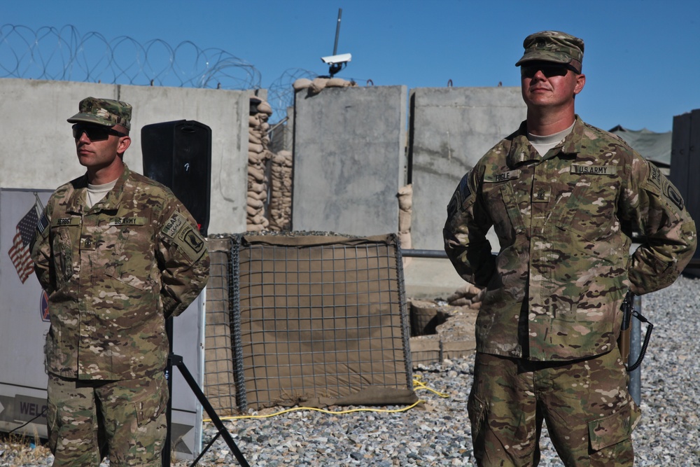 Change of command ceremony