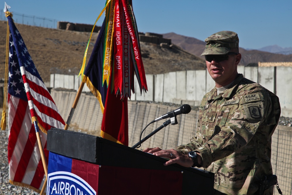 Change of command ceremony