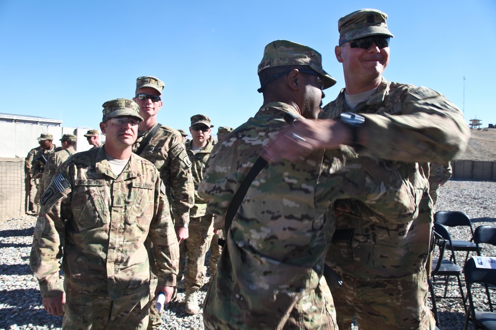 Change of command ceremony