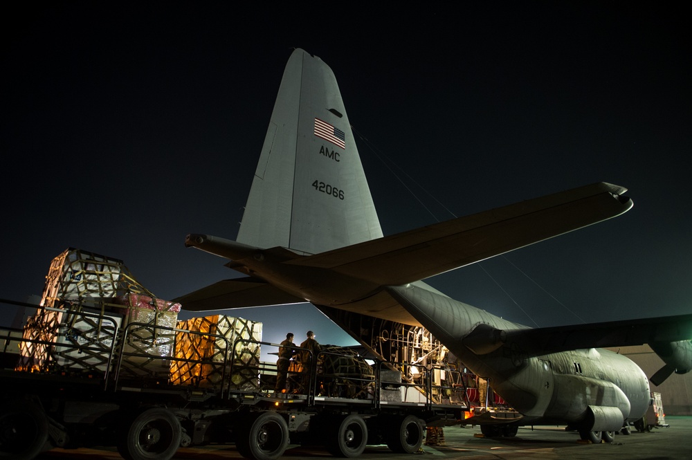 C-130 supplying Afghanistan