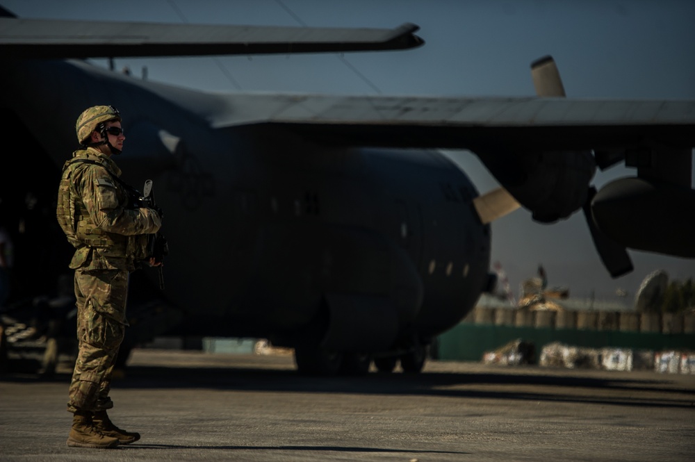 Securing the aircraft