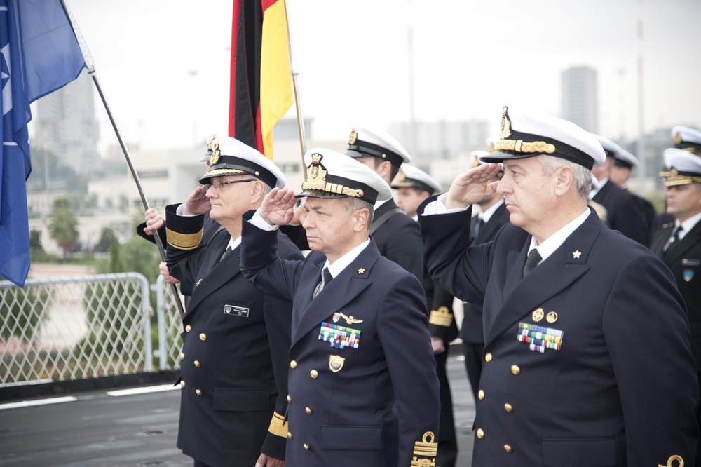 DVIDS - Images - SNMG2 operational handover ceremony [Image 1 of 5]