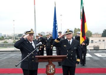 SNMG2 operational handover ceremony