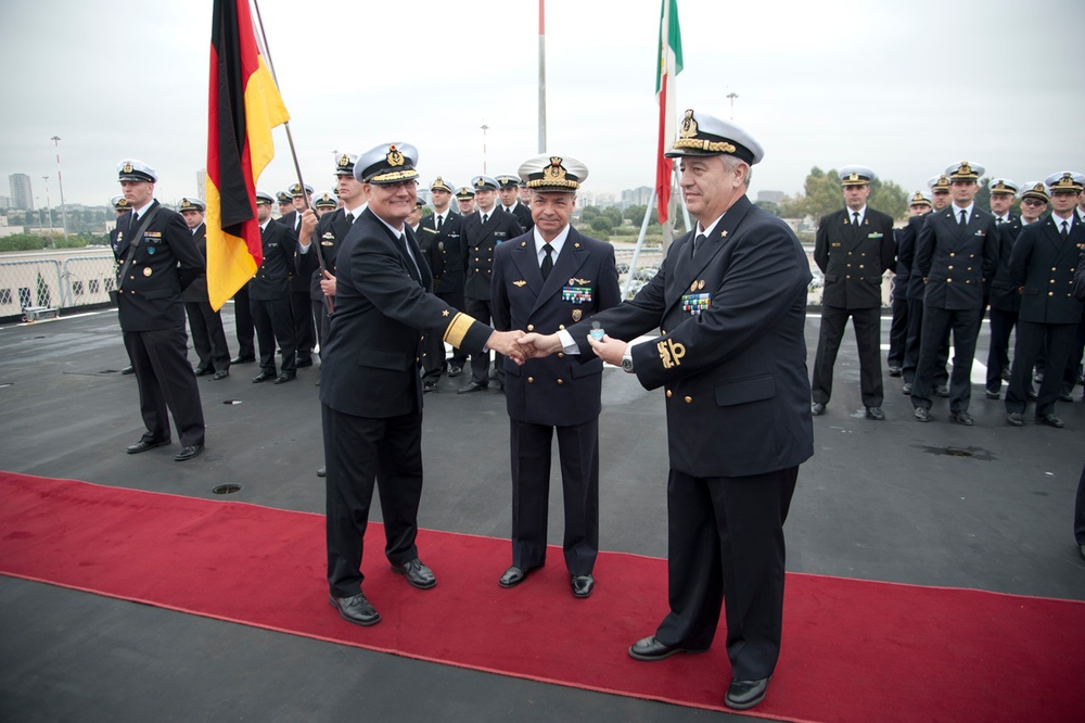 SNMG2 operational handover ceremony