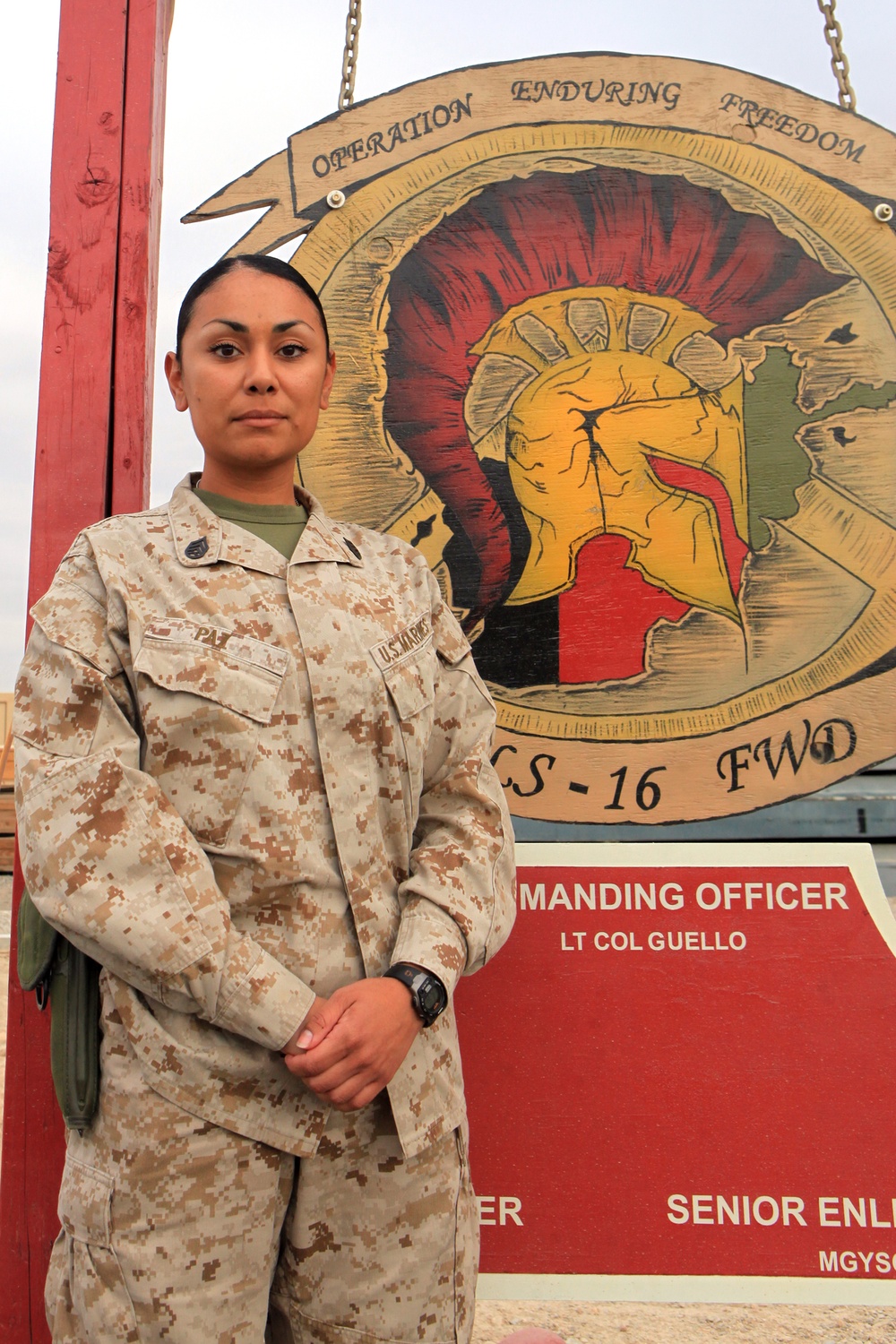 Despite spinal cord surgery, Marine continues to push forward on third combat deployment