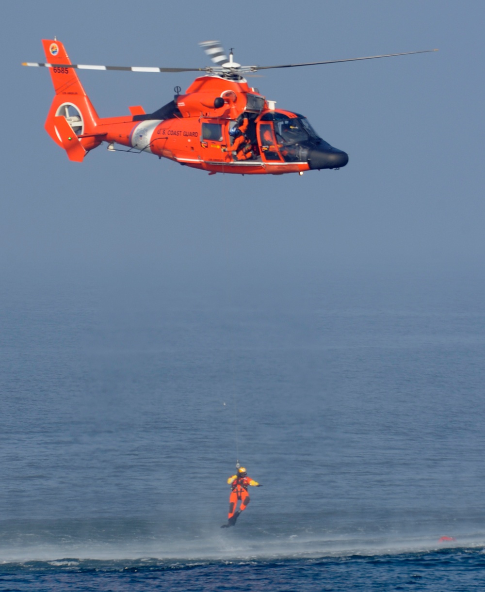 Air Station Los Angeles rescues swimmer