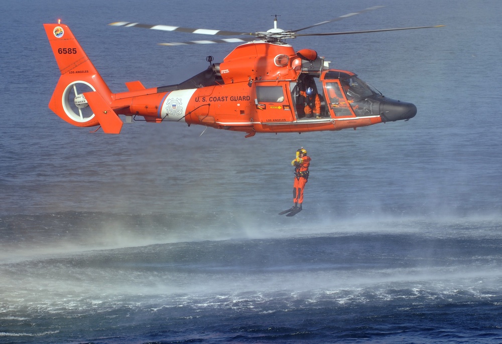 Air Station Los Angeles rescues swimmer