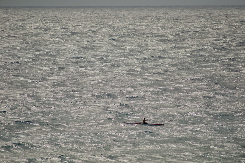 Paddling the Pacific