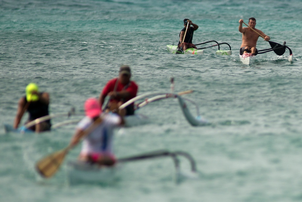 Paddling the Pacific