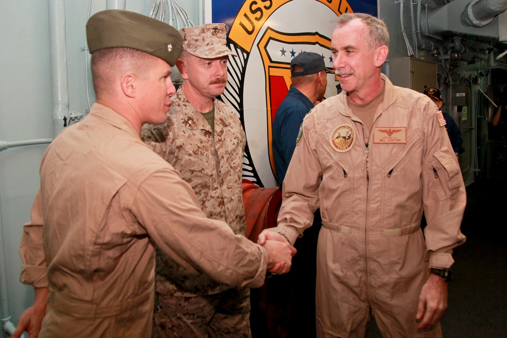 15th MEU Distinguished Visitor USS Peleliu