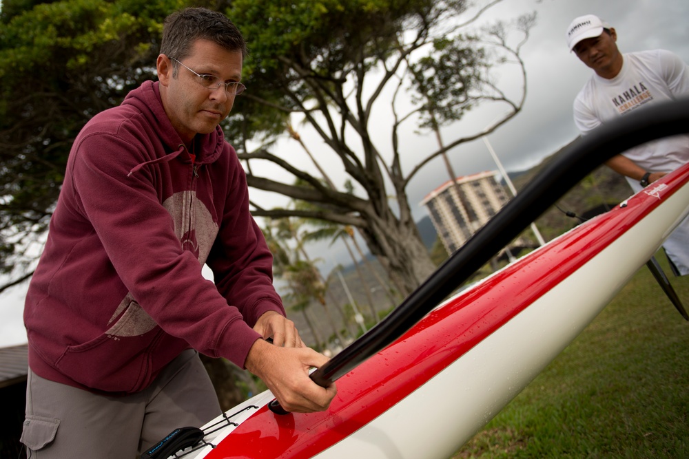 Paddling the Pacific