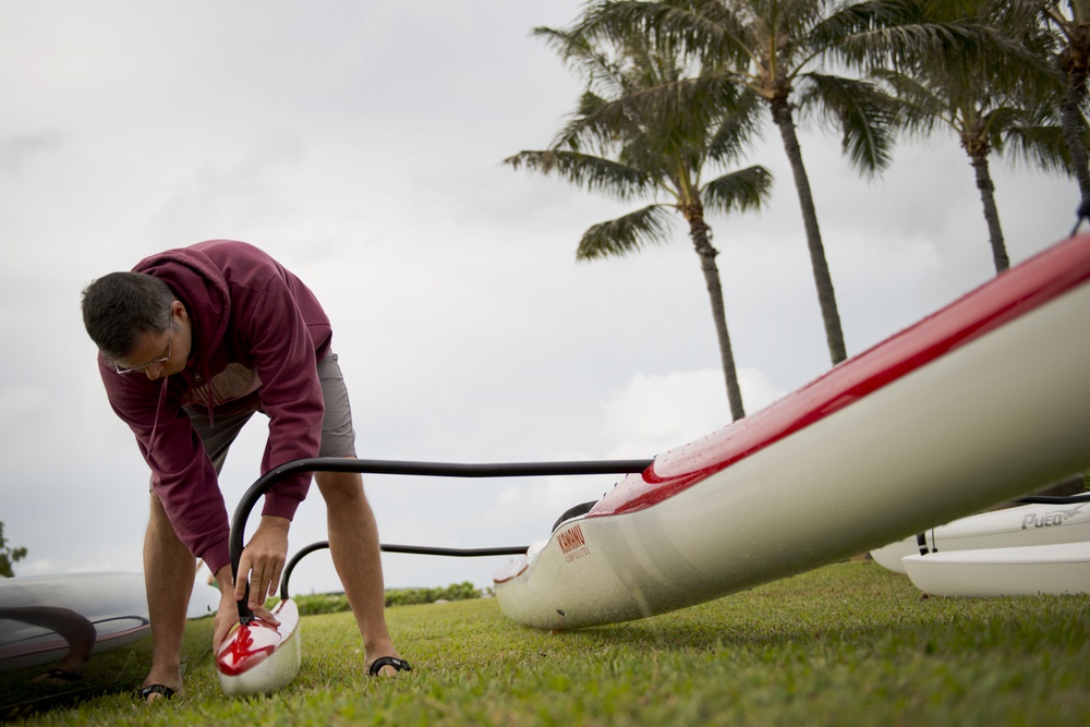 Paddling the Pacific