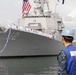 USS Michael Murphy arrives at its homeport