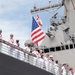 USS Michael Murphy arrives at its homeport