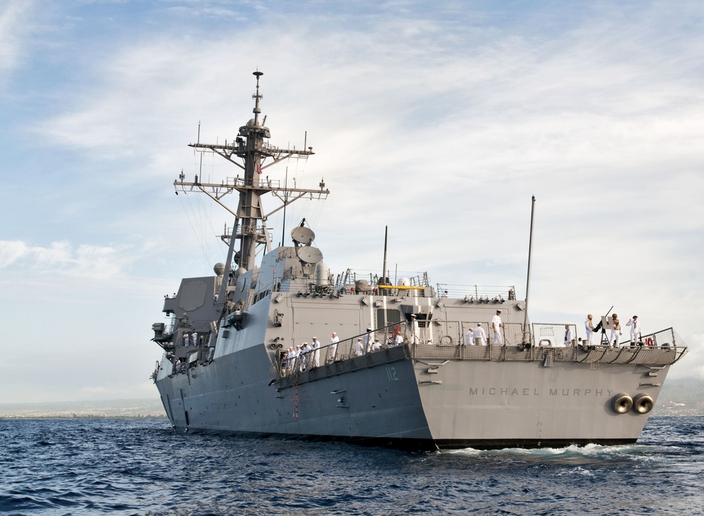 USS Michael Murphy en route to Joint Base Pearl Harbor-Hickam