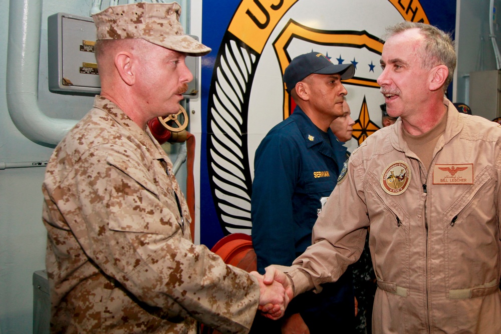 15th MEU Distinguished Visitor USS Peleliu