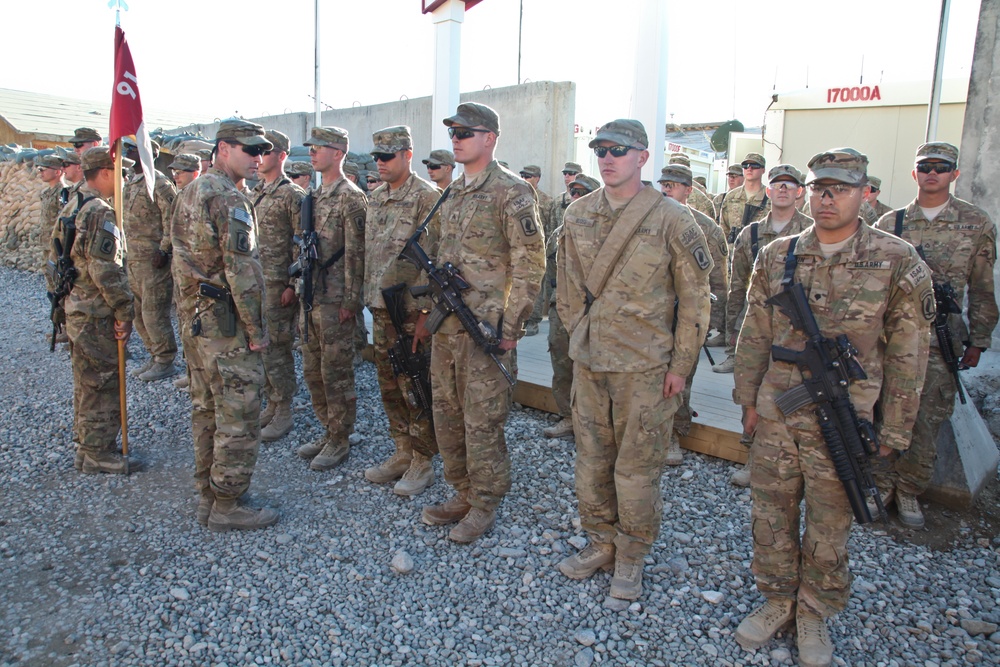 1st Squadron, 91st Cavalry Regiment award ceremony