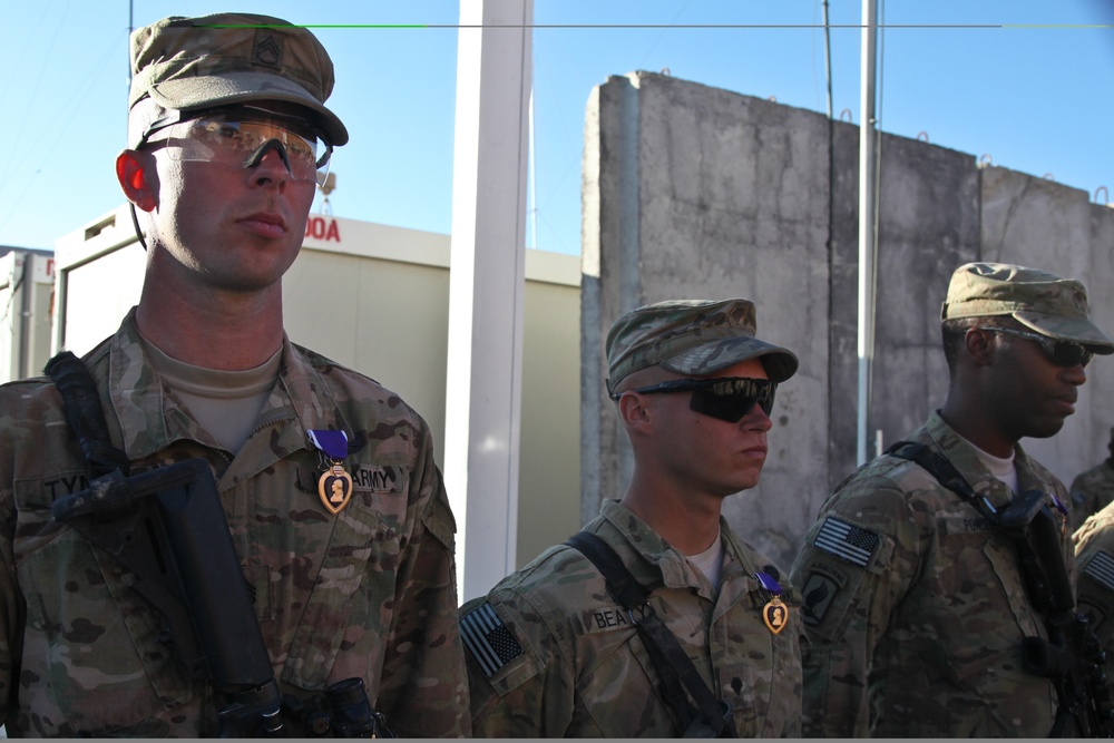 1st Squadron, 91st Cavalry Regiment award ceremony