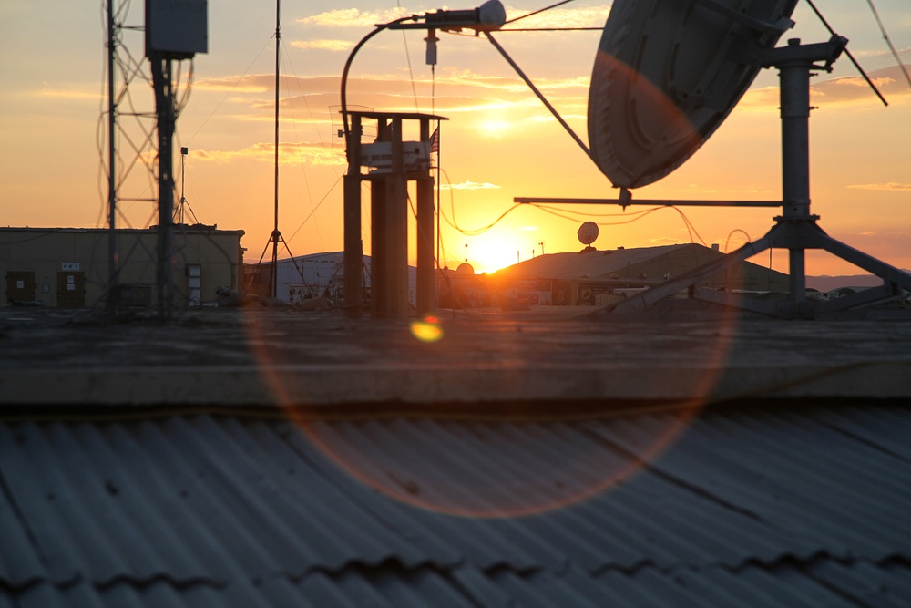 Afghanistan sunset