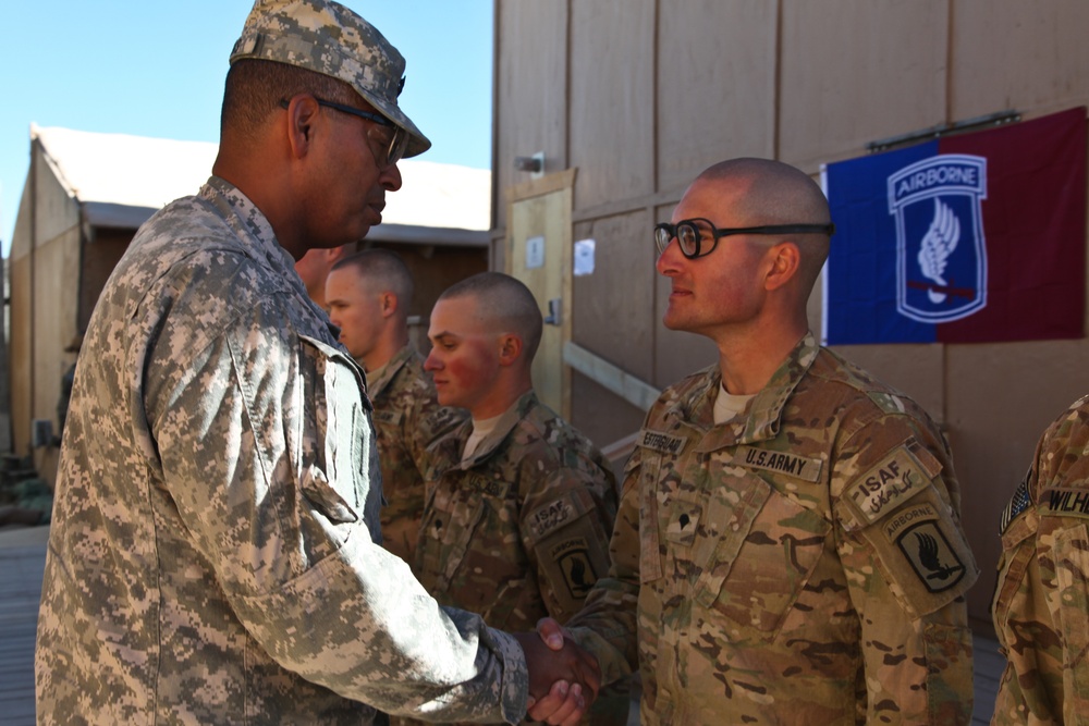 Lt. Gen. Brooks visit