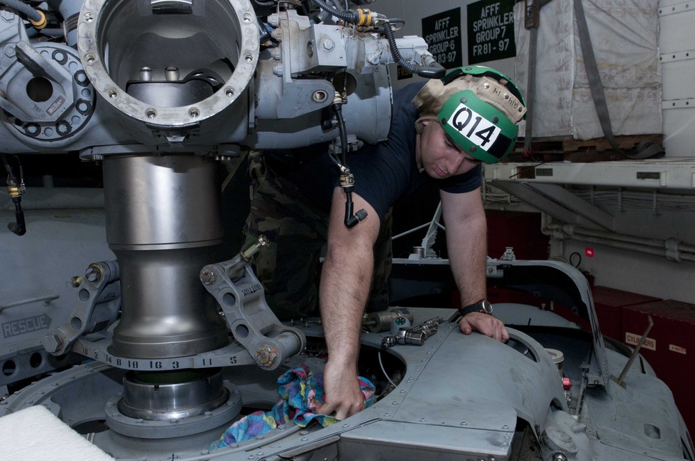 Maintenance on an MH-60S Knighthawk